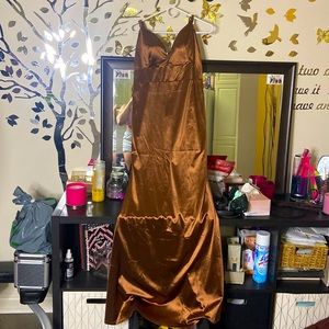 Fashion Nova Brown Mermaid Dress